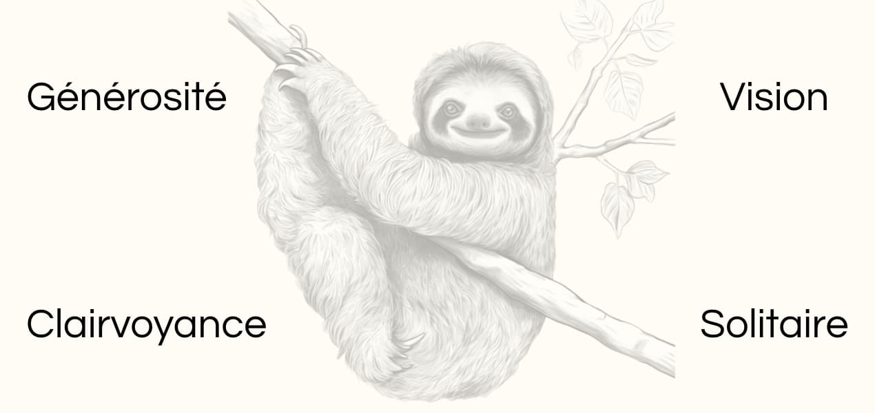 Signification animal totem paresseux