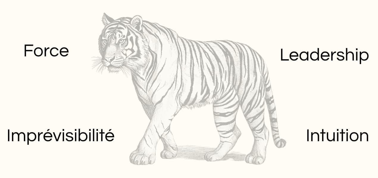 Signification animal totem tigre