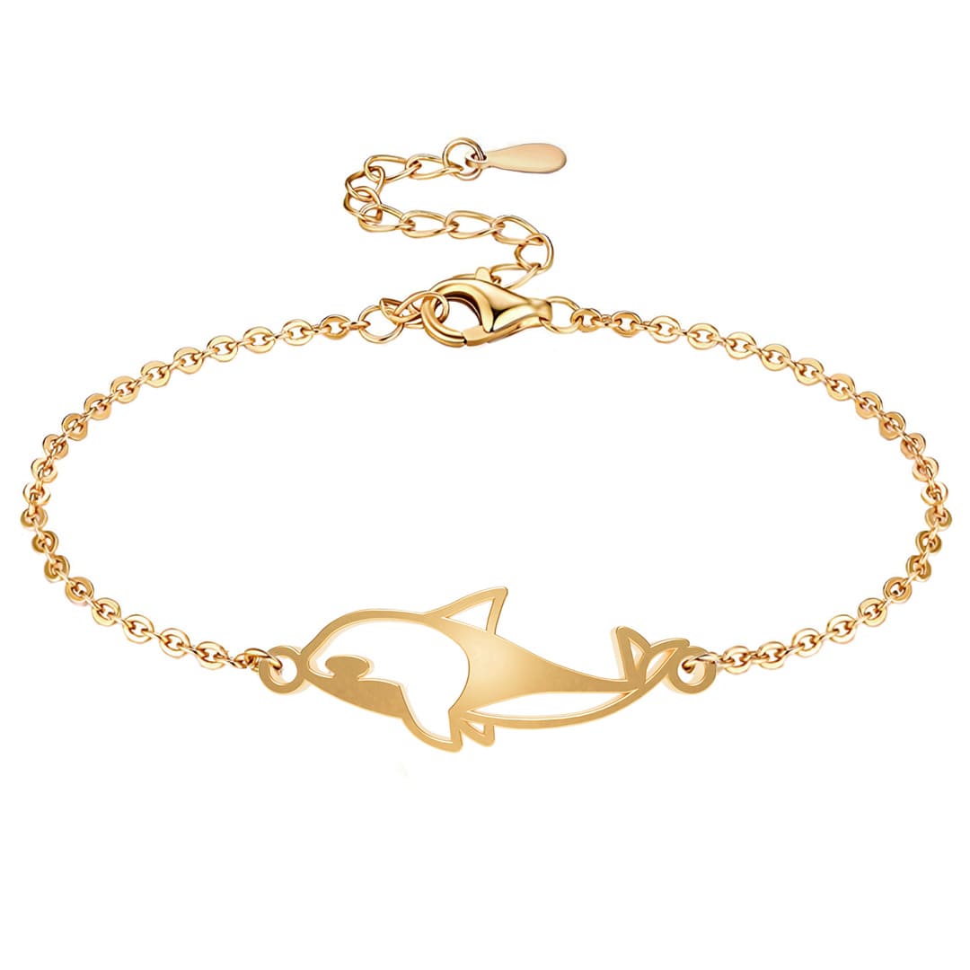Bracelet Orque 2 Or Chaîne #Couleur et bracelet_Or avec chaîne #Modèle_Modèle 2