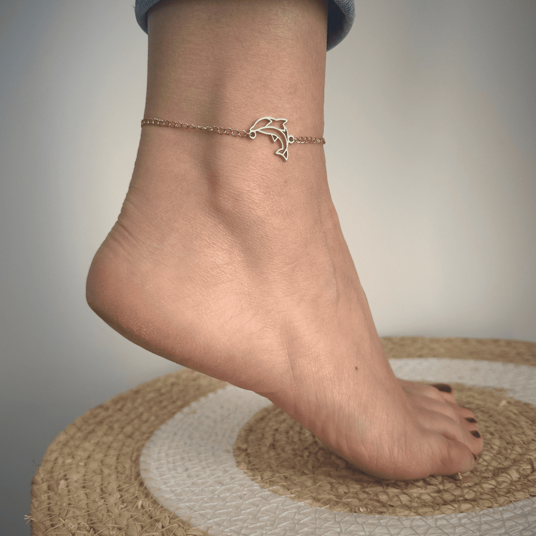 Bracelet de cheville dauphin