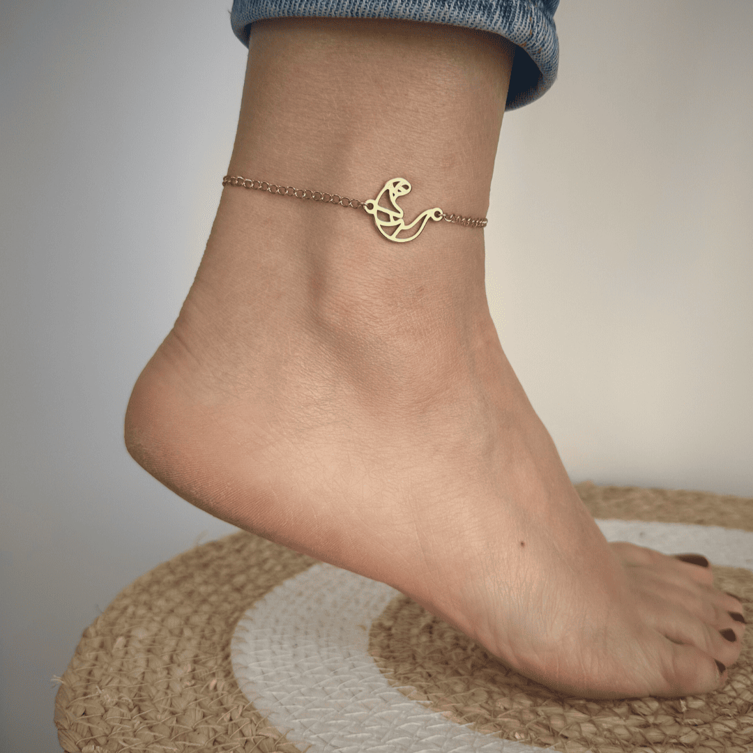 Bracelet de cheville Loutre