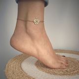Bracelet de cheville tortue