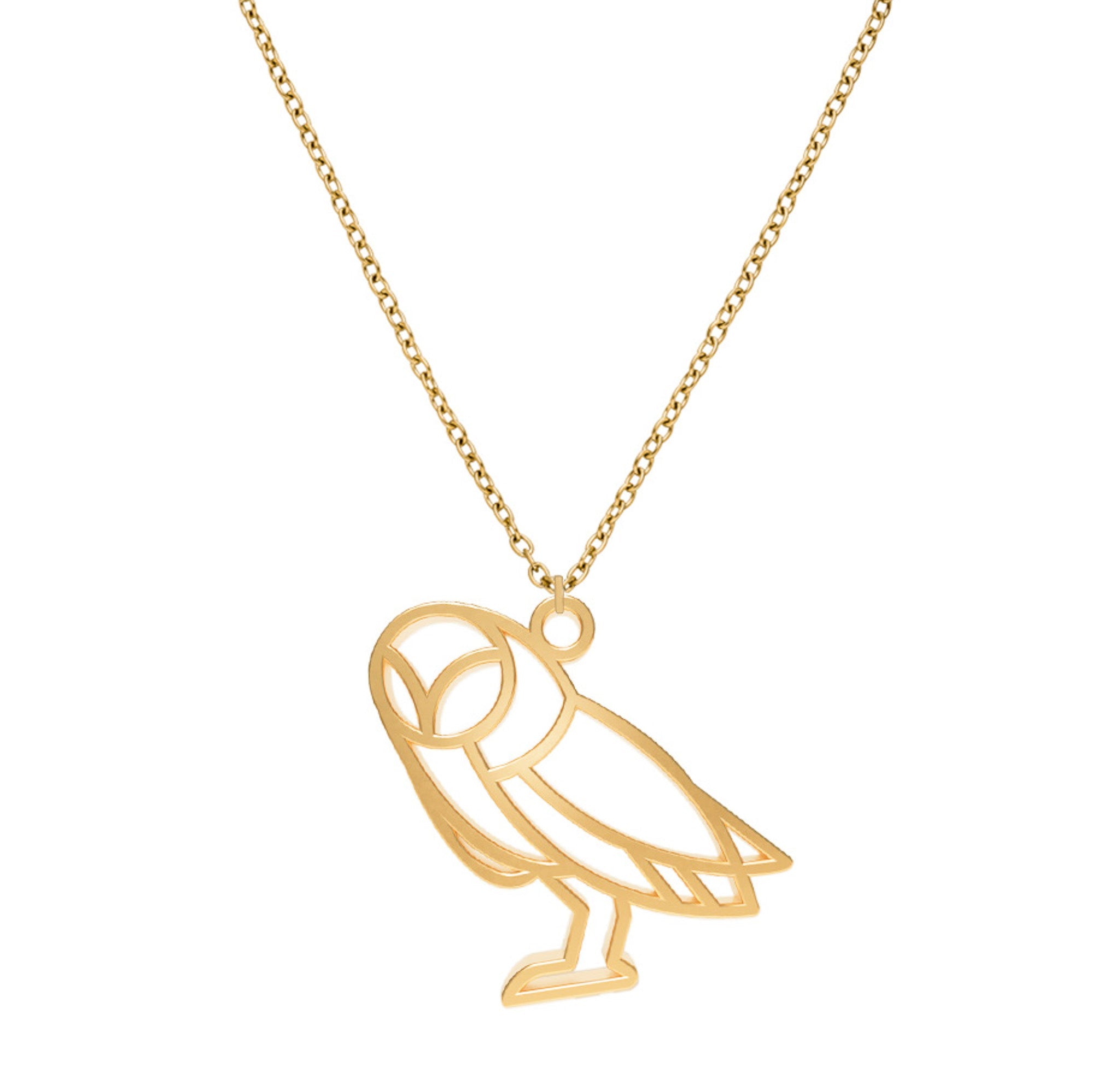 Collier Chouette Or Chaîne