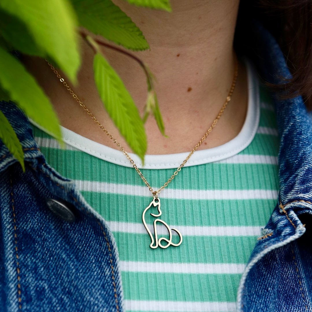 Collier Chat One Line