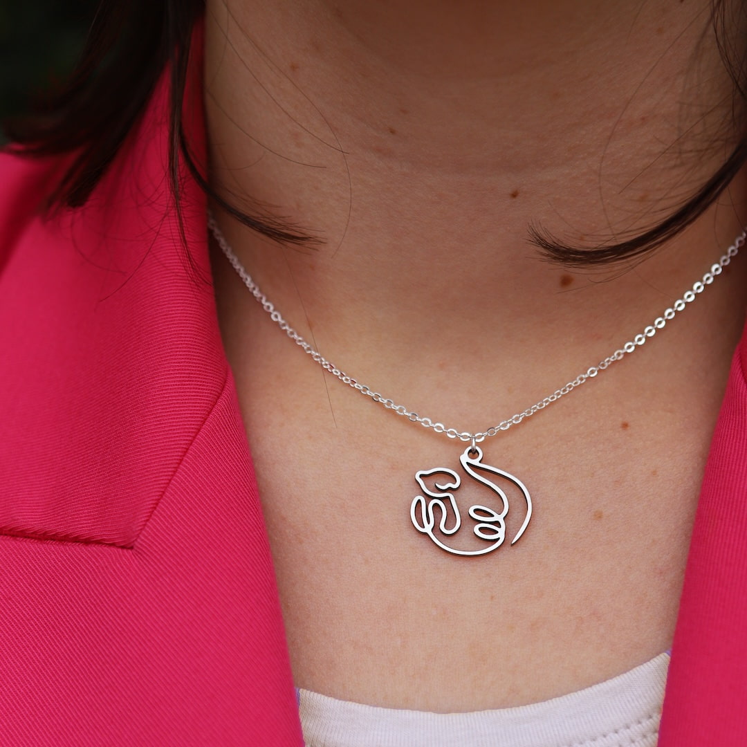 Collier Loutre One Line