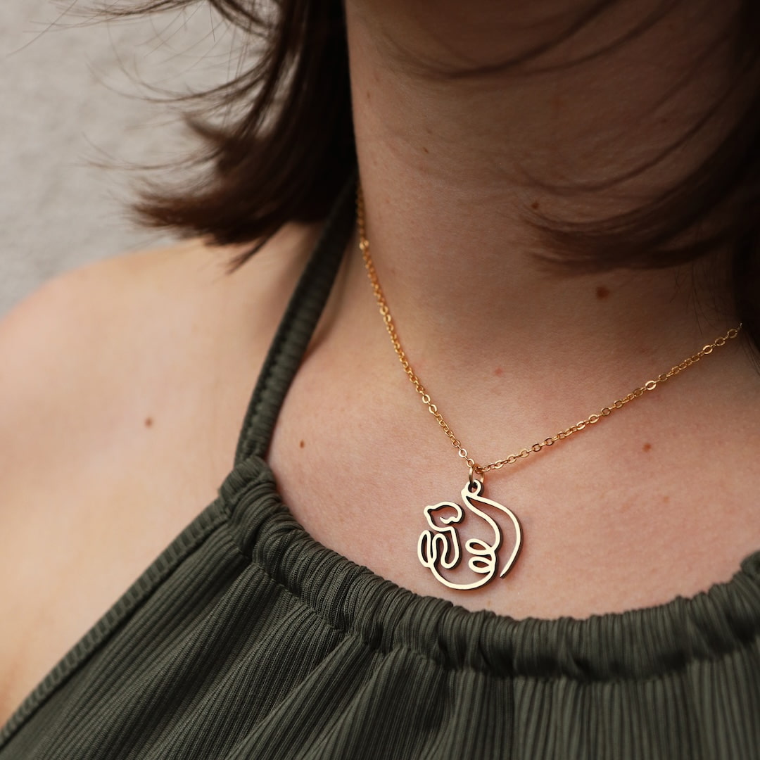 Collier Loutre One Line