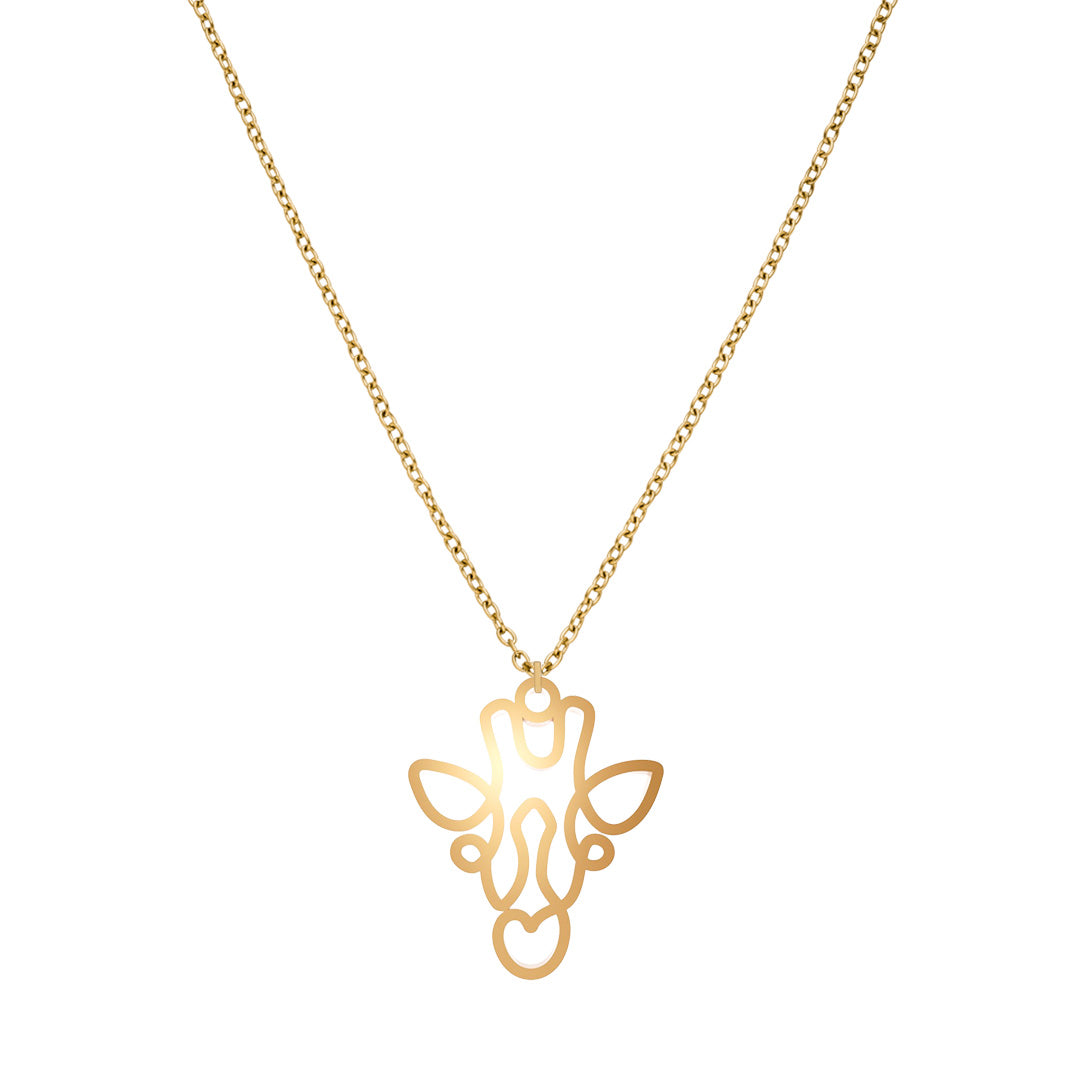 Collier Girafe One Line