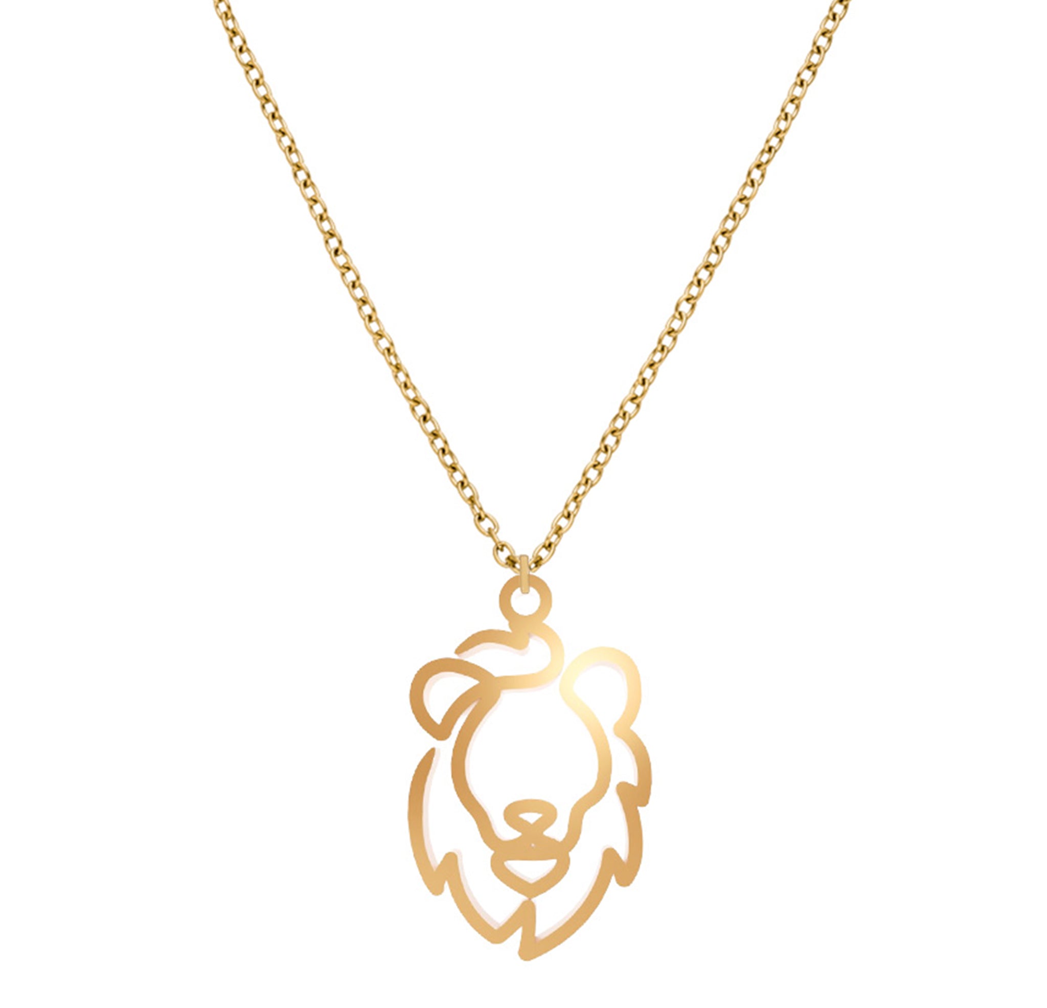 Collier Lion One Line