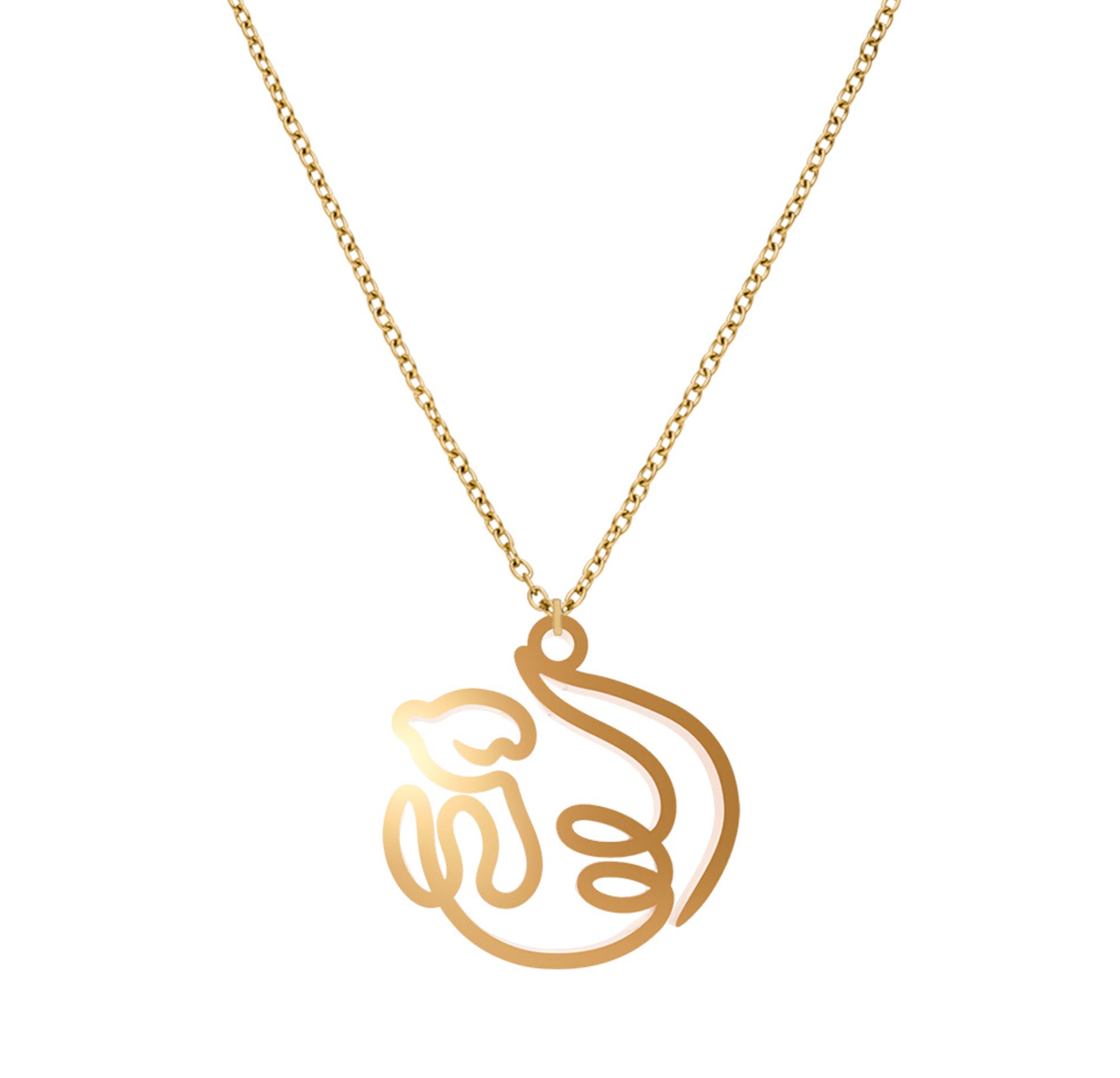 Collier Loutre One Line