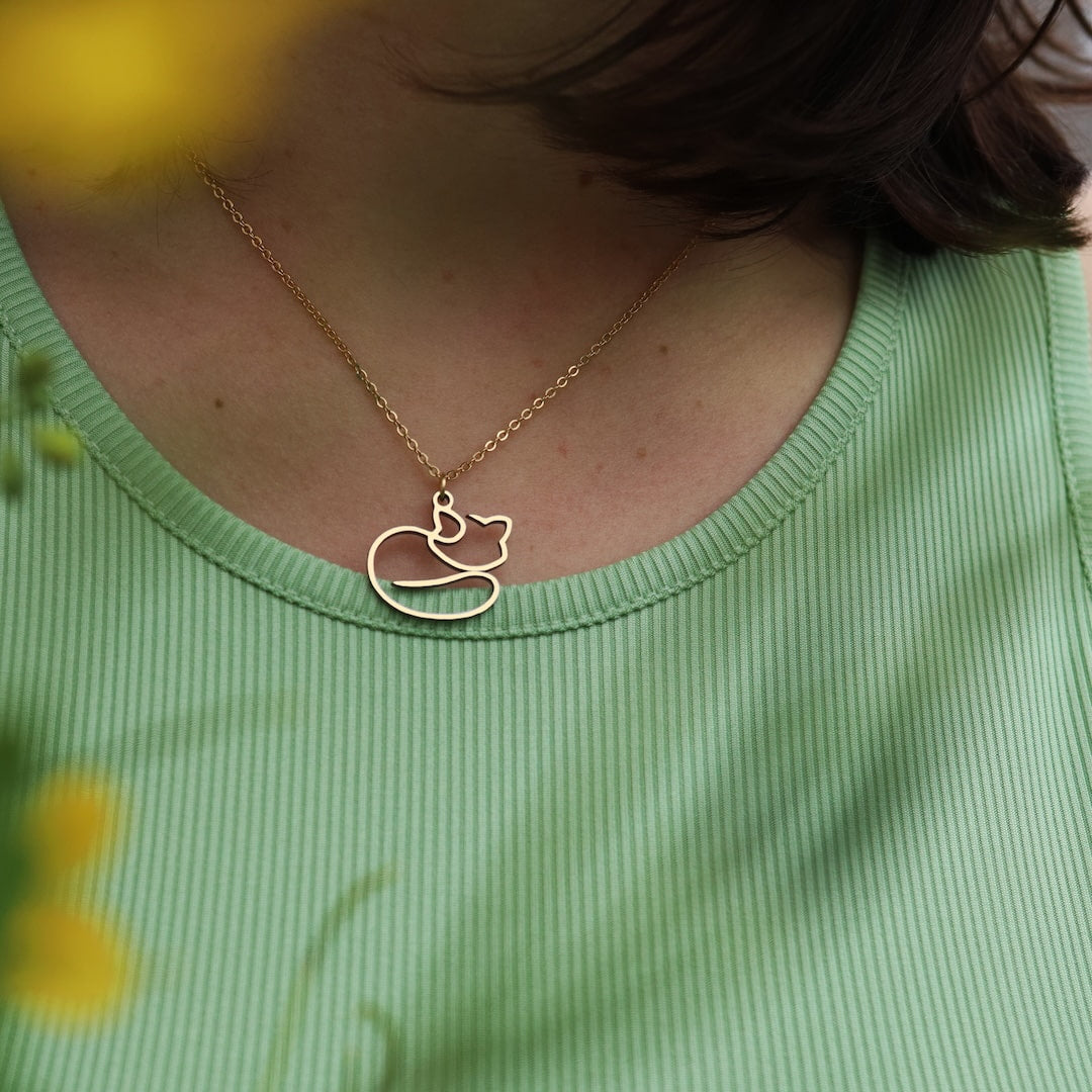 Collier Panda Roux One Line