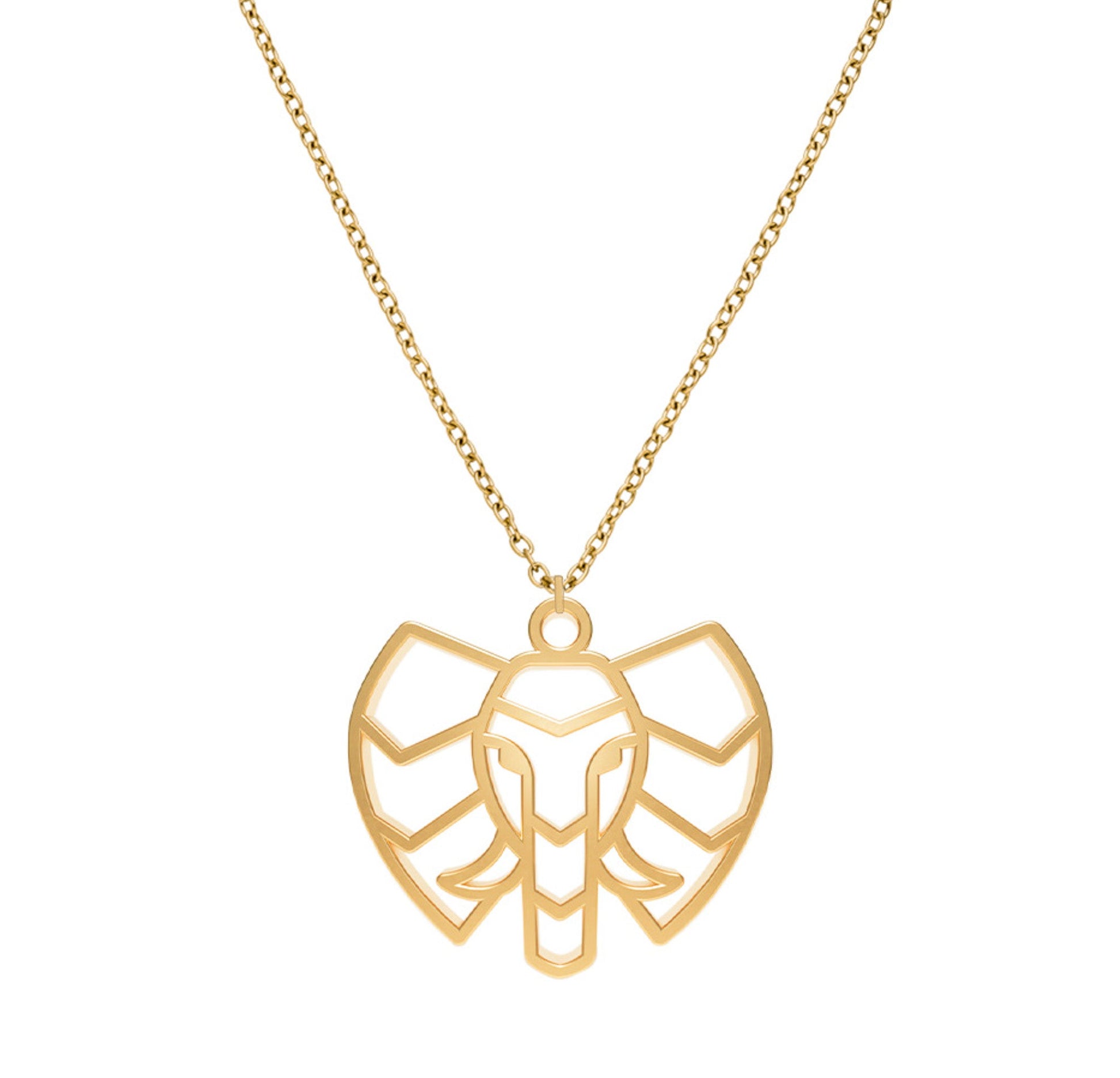 Collier Elephant Or Chaîne