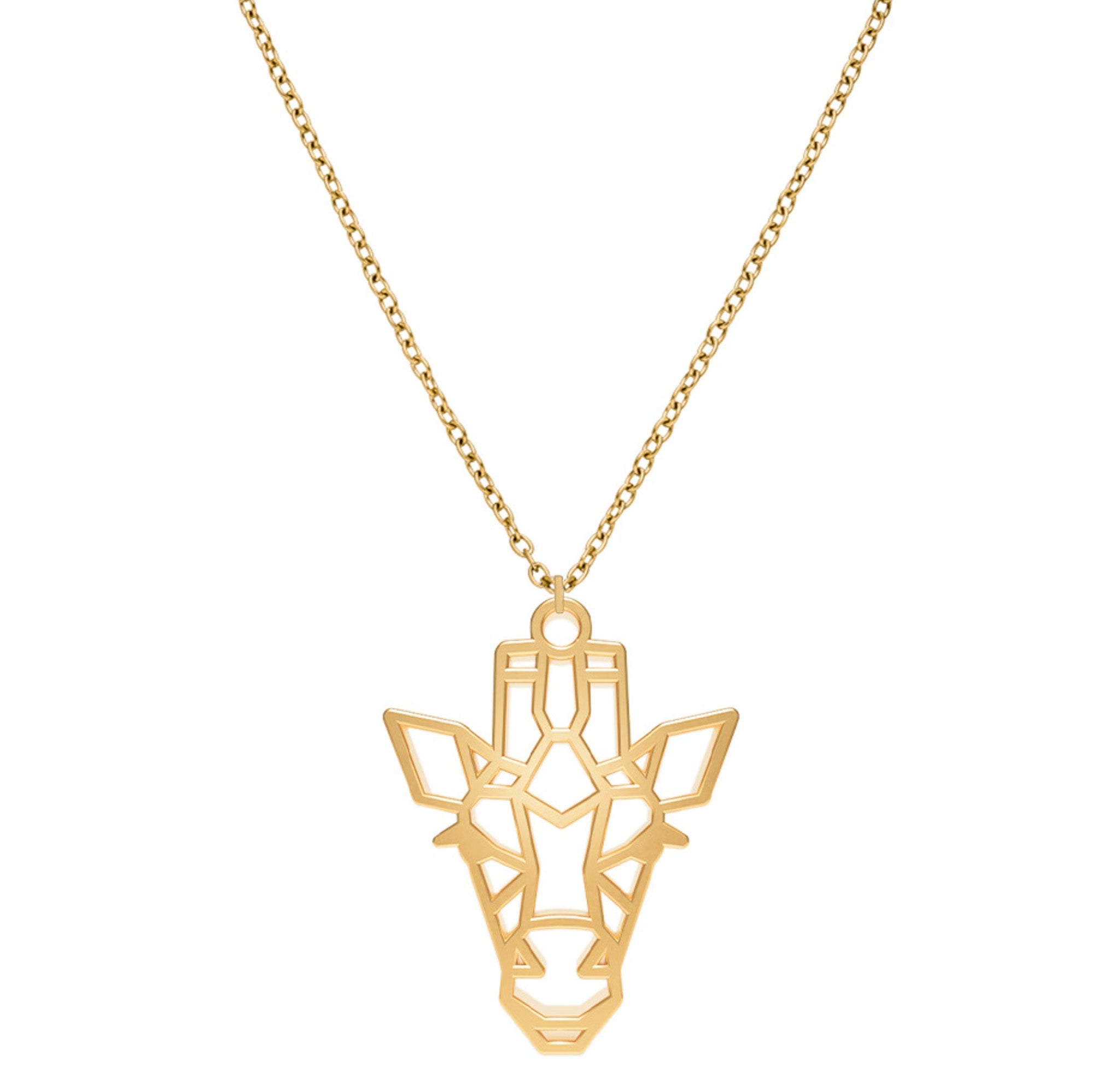 Collier Girafe Or Chaîne