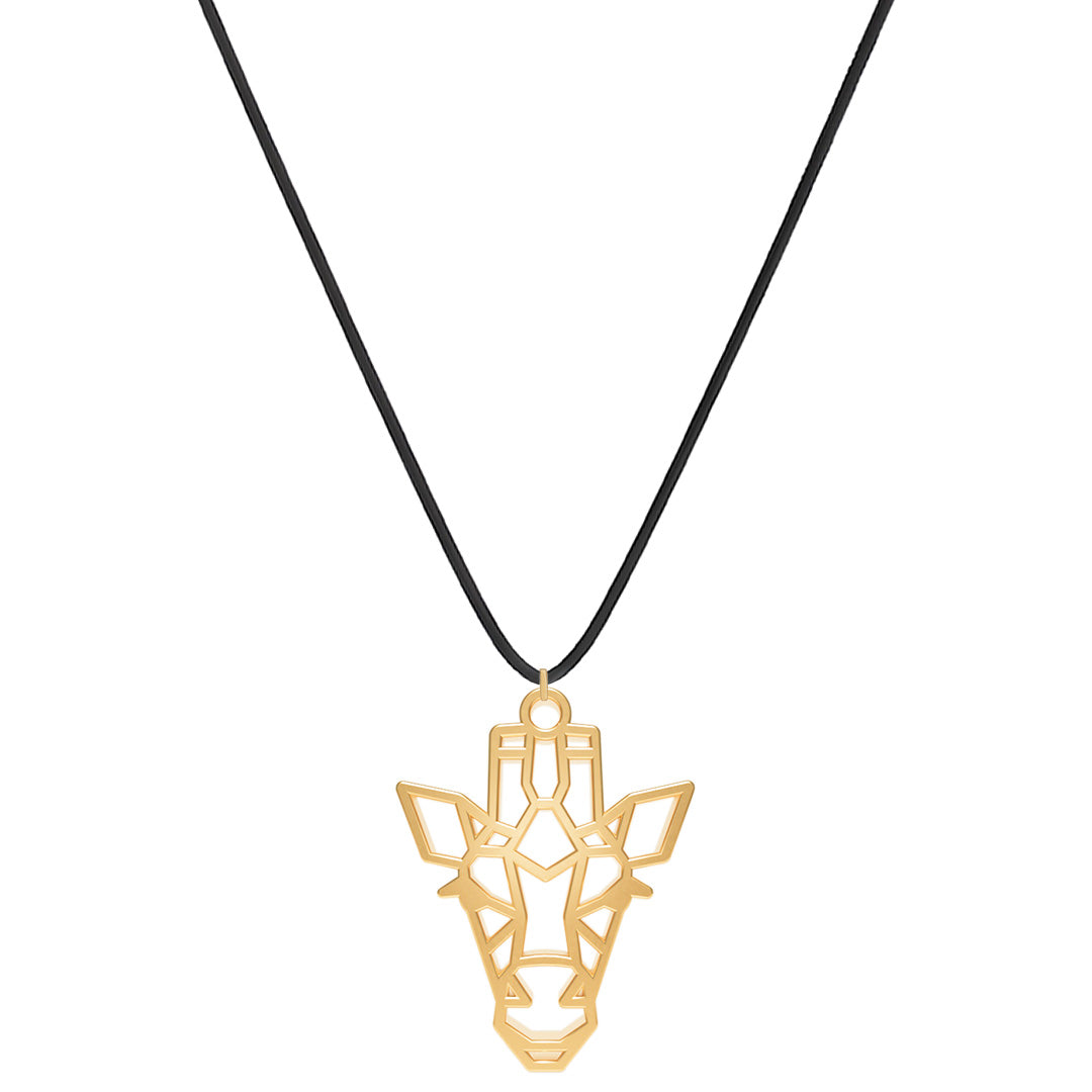 Collier Girafe Or Cordon Zoom