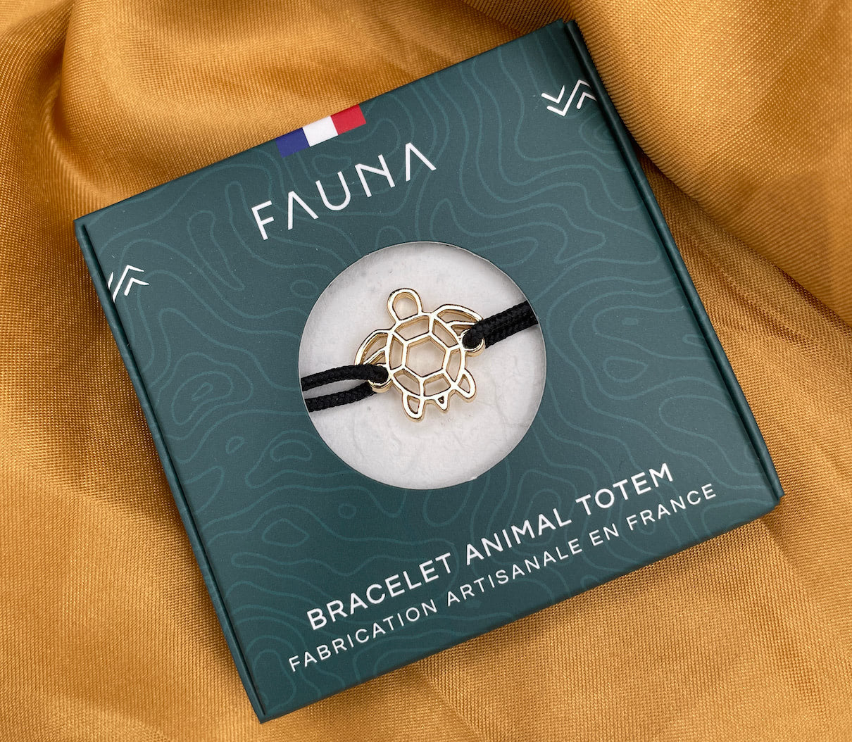 Nouveau packaging Fauna avec bracelet tortue