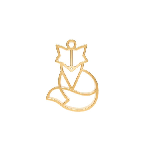 Pendentif Renard Or
