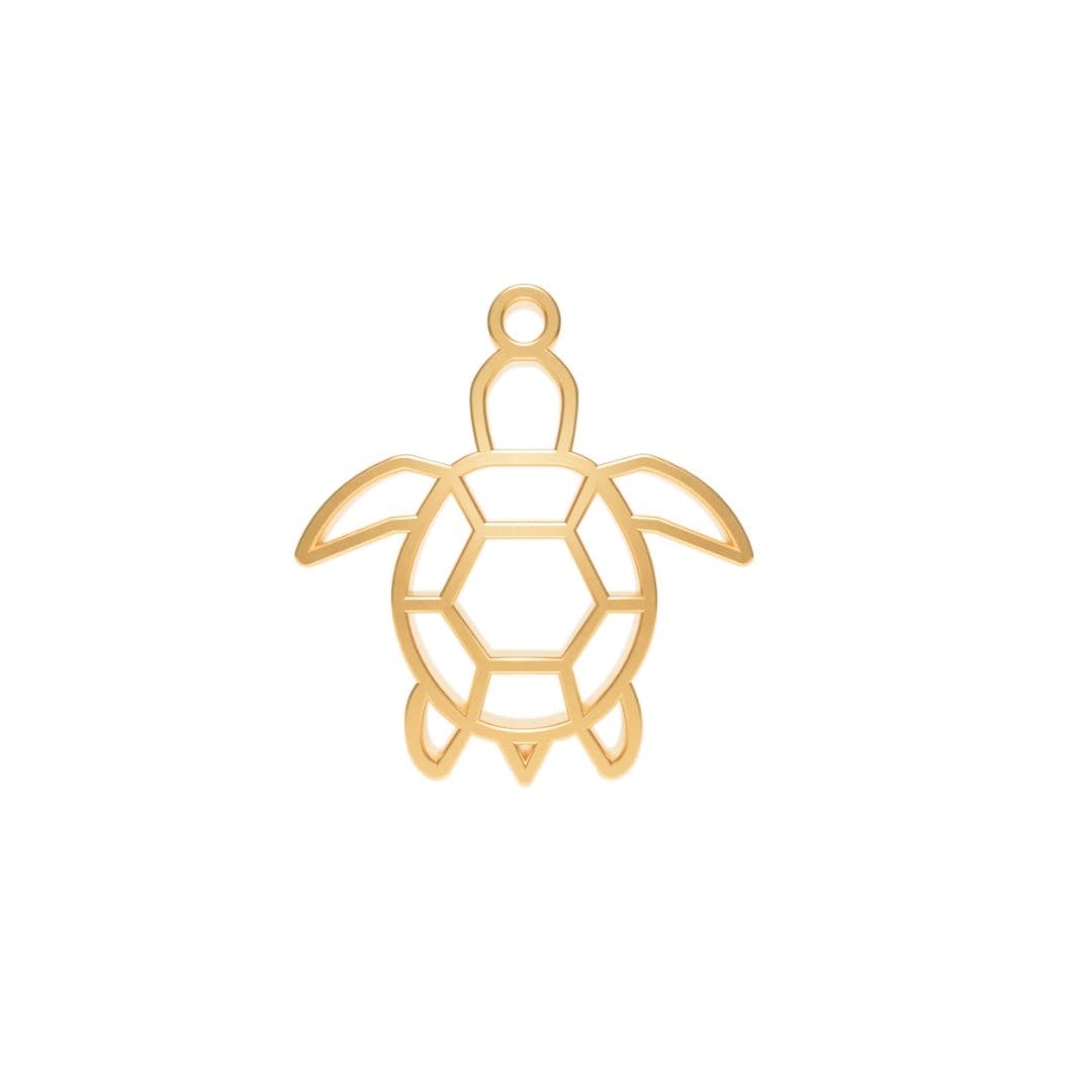 Pendentif Tortue Or