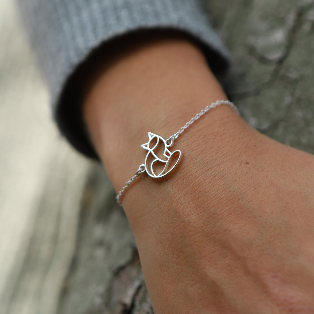 Bracelet en argent avec animaux - France Bracelet en argent avec animaux - France