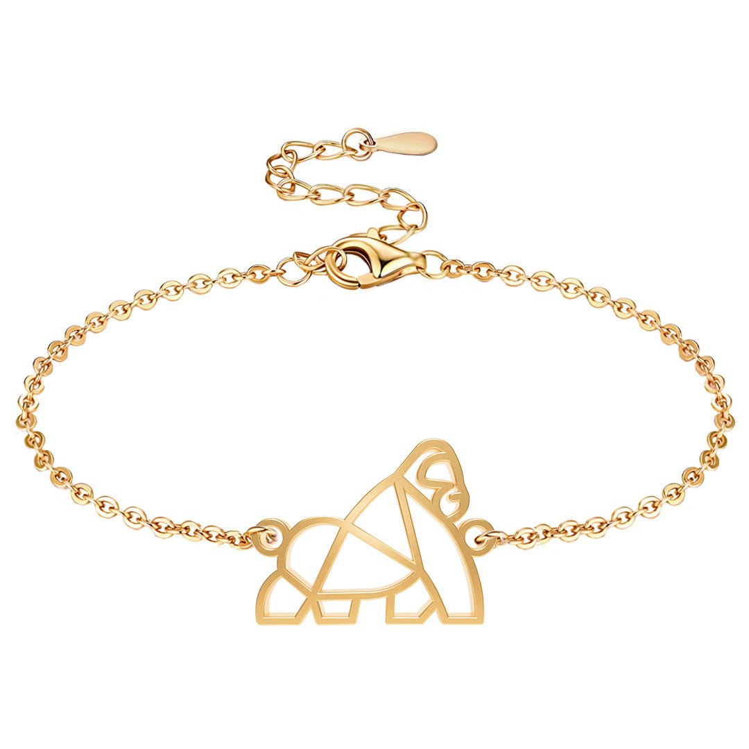 Bracelet Gorille Or Chaîne #Couleur et bracelet_Or avec chaîne