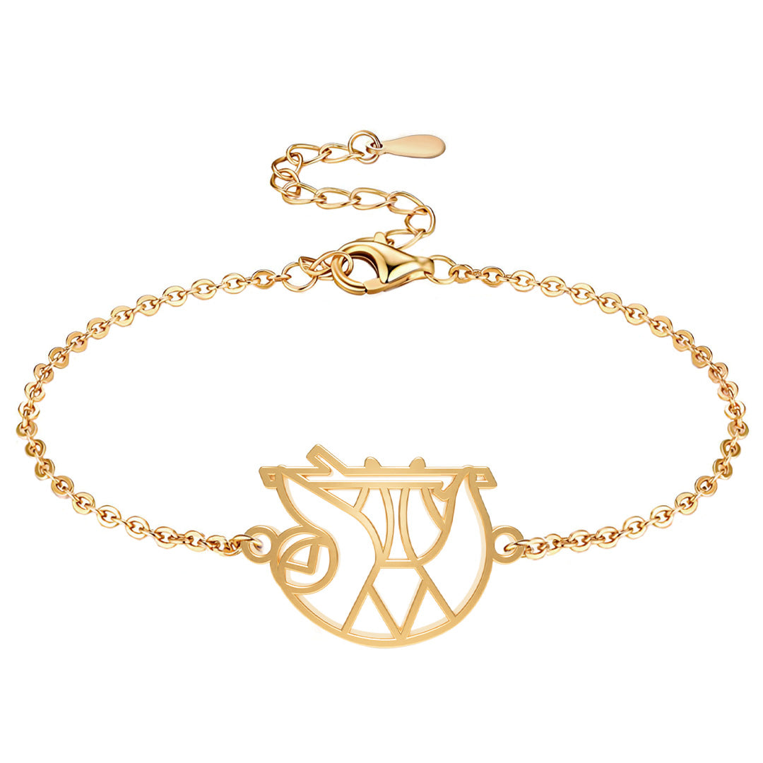 Bracelet Paresseux Or Chaîne #Couleur et bracelet_Or avec chaîne