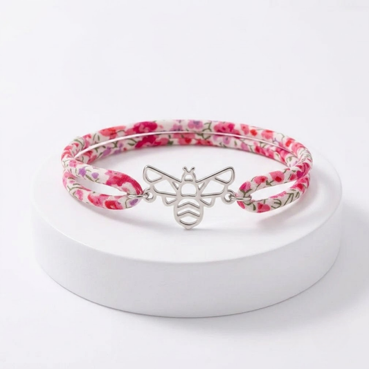 Bracelet Abeille avec cordon Liberty