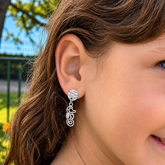 Boucles d'oreilles Hippocampe