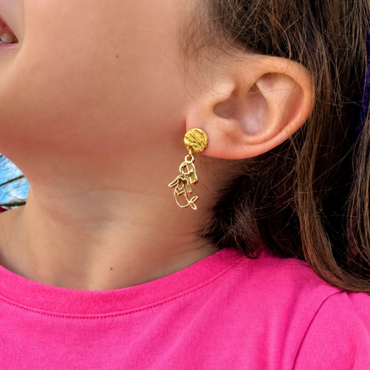 Boucles d'oreilles Sirène