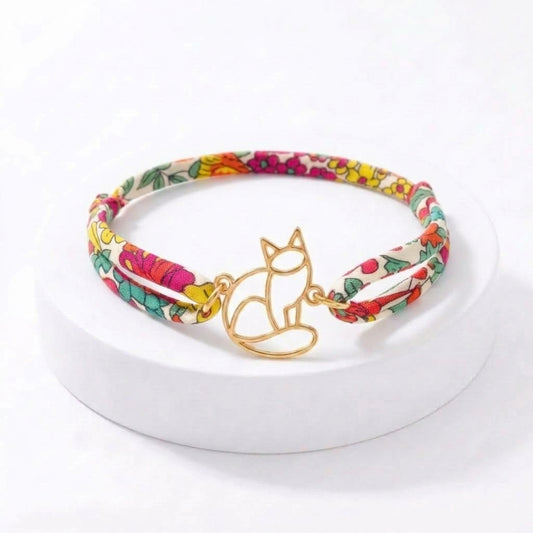 Bracelet Chat avec cordon Liberty