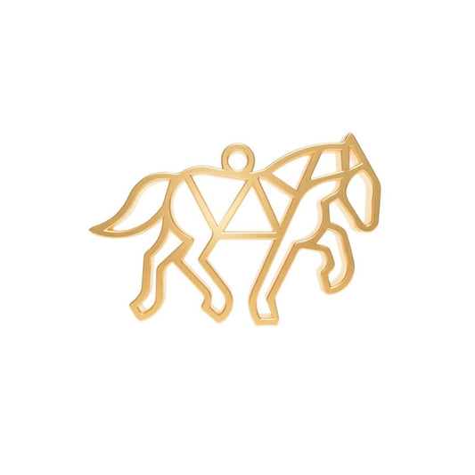 Pendentif Cheval Or