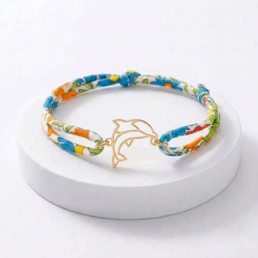 Bracelet Dauphin avec cordon Liberty