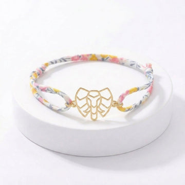 Bracelet Éléphant avec cordon Liberty