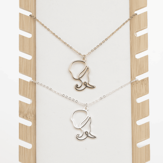 Elephant Necklace One Line