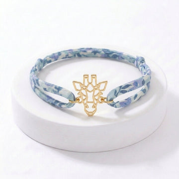 Bracelet Girafe avec cordon Liberty