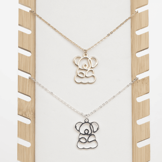 Koala Necklace One Line