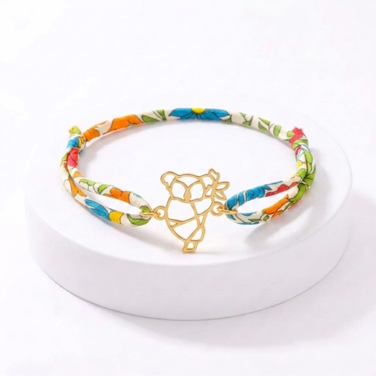 Bracelet Koala avec cordon Liberty
