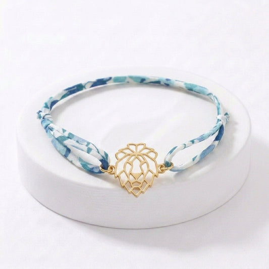 Bracelet Lion avec cordon Liberty