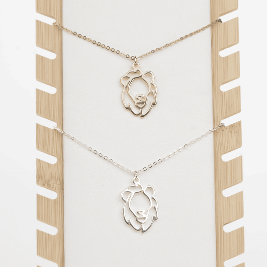 Lion Necklace One Line