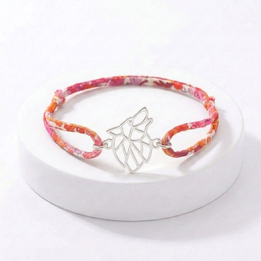 Bracelet Loup N°1 avec cordon Liberty