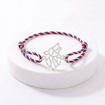 Bracelet Loup N°1 avec cordon Liberty