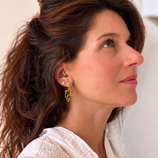 Boucles d'oreilles Orque