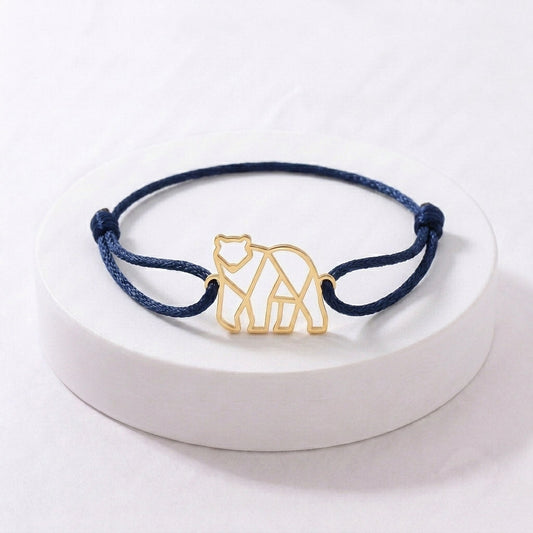 Bracelet Ours Polaire avec cordon Liberty