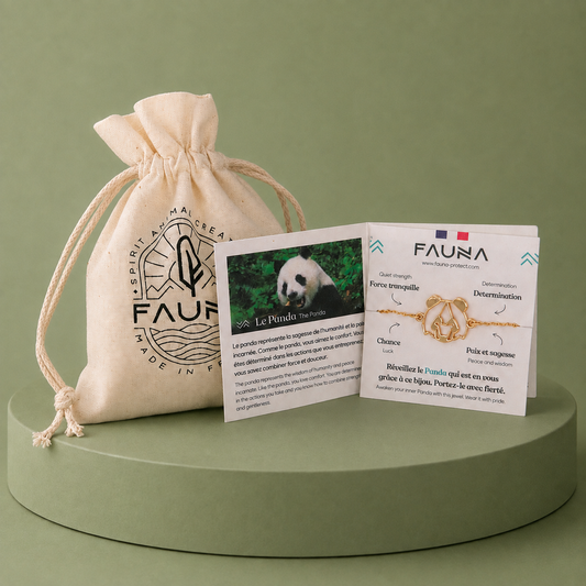 Bracelet Panda avec cordon Liberty
