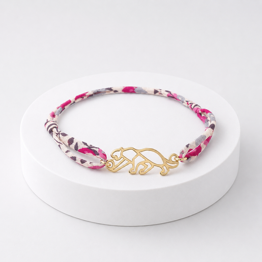 Bracelet Panthère avec cordon Liberty