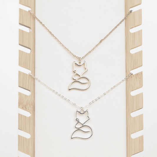 Fox Necklace One Line