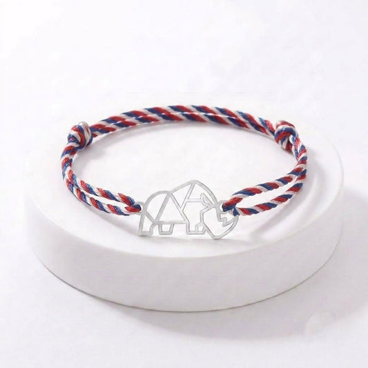 Bracelet Rhinocéros avec cordon Liberty