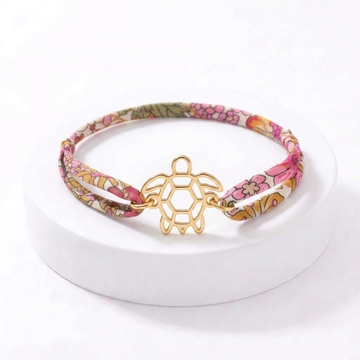 Bracelet Tortue avec cordon Liberty
