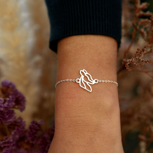 Bracelet Biche avec chaîne