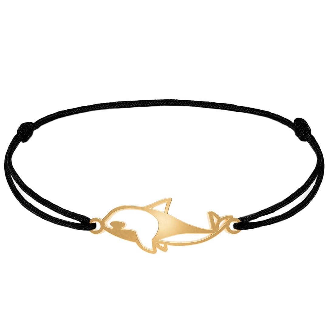 Bracelet Orque 2 Or cordon #Couleur et bracelet_Or avec cordon #Modèle_Modèle 2