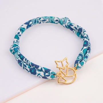 Bracelet Renard avec cordon Liberty