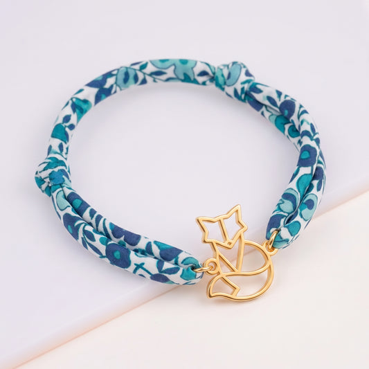 Bracelet Renard avec cordon Liberty
