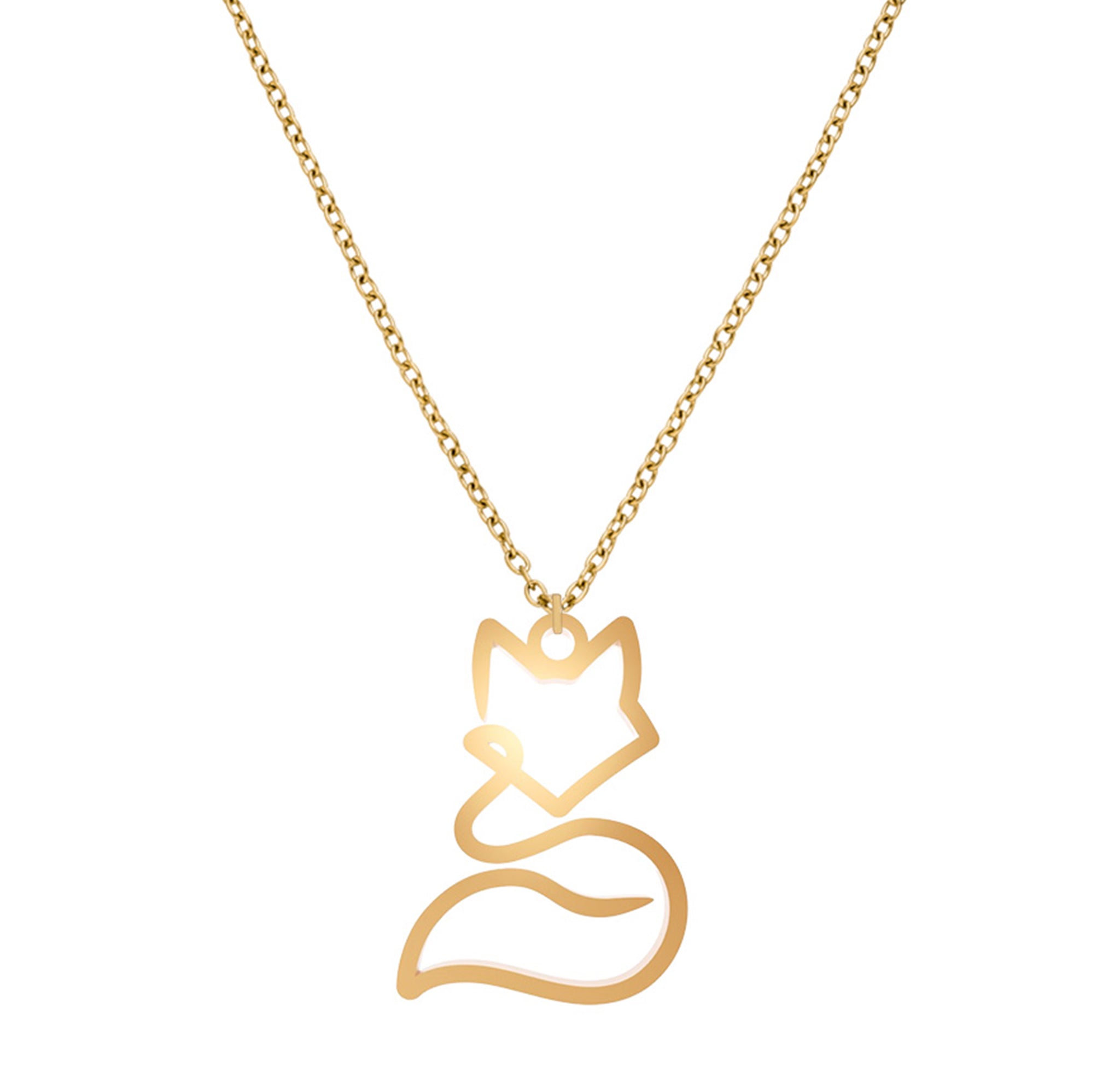 Fox Necklace One Line